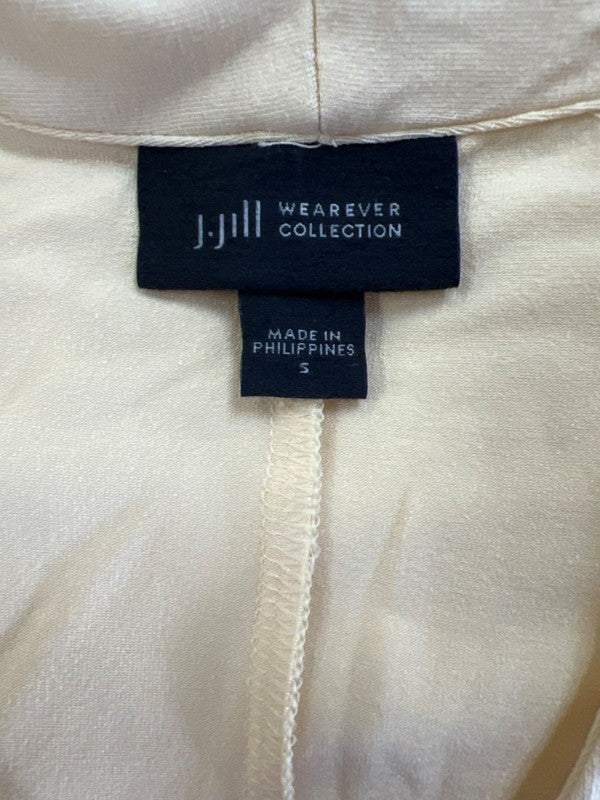 J.Jill Wearever Collection Women's Yellow Sleevless Pocket Front Shirt Dress - S image 3