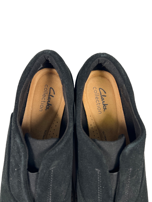 Clarks Collection Women's Black Airabell Sky Slip On Wedge Loafers - 8.5 image 3