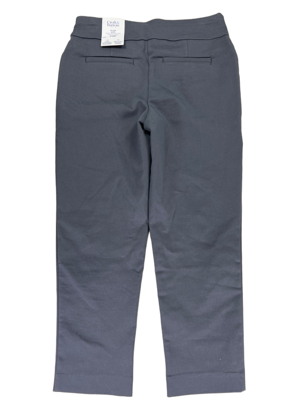 Croft & Barrow Women's Gray Effortless Stretch Straight Pants - 6 Short Petite image 2