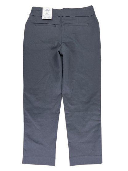 Croft & Barrow Women's Gray Effortless Stretch Straight Pants - 6 Short Petite image 2