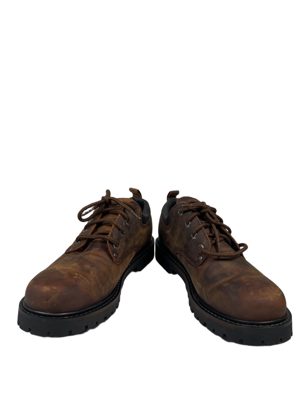 Skechers Men's Brown Leather Tom Cats Lace Up Utility Shoes - 10 image 6