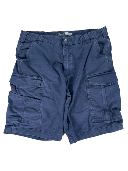 Carhartt Men's Blue Relaxed Fit Rugged Flex Cargo Shorts - 38