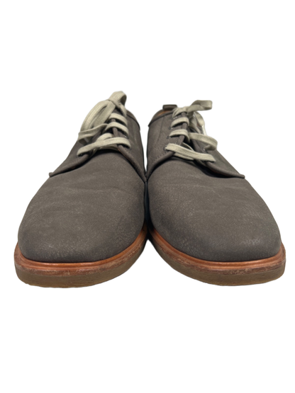 Warfield and Grand Men's Gray Suede Garson Lace Up Oxford Dress Shoes - 12 image 2