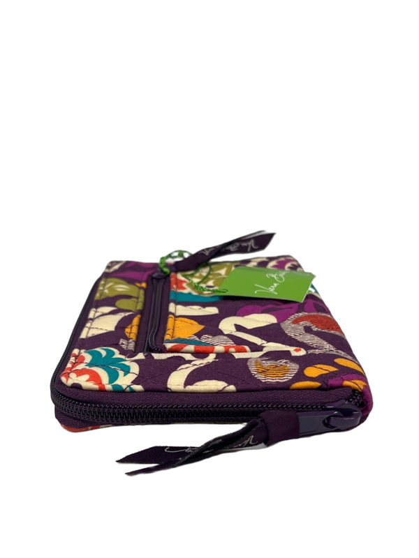 Vera Bradley Women's Purple Plum Crazy Zip Around Wallet image 2