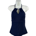 Athleta Women's Blue Tankini Swimsuit Top - S