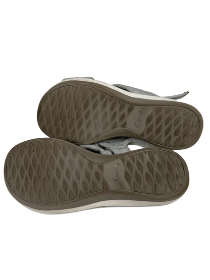 Clarks Women's Gray Cloudsteppers Arla Belle Strappy Slingback Sandals - 8 image 8