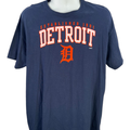 Genuine Merchandise Men's Blue MLB Detroit Tigers Short Sleeve Tee Shirt - XL