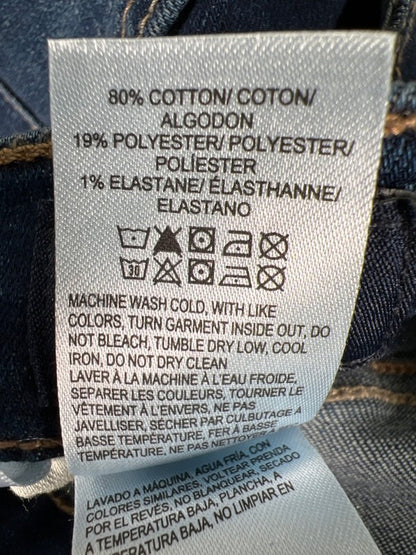 Lucky Brand Women's Dark Wash Ava Crop Mid Rise Denim Jeans - 6/28 image 4