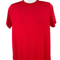 Mizuno Men's Red Performance Crewneck Athletic Short Sleeve Shirt - S