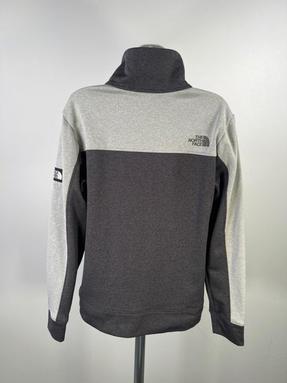 The North Face Women's Light/Dark Gray Heather Zip Up Jacket - L image 2
