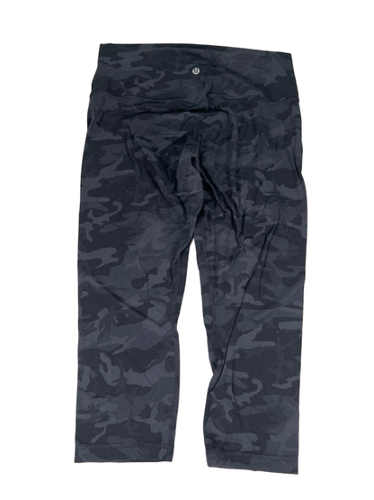Lululemon Women's Black Camoflauge Align Pull On High Rise Cropped Leggings - 12 image 2