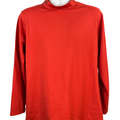 Under Armour Men's Orange Coldgear Fitted Fleece Mock Long Sleeve Shirt - XL