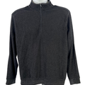 Greg Norman Men's Black 1/4 Zip Pullover Sweater - M