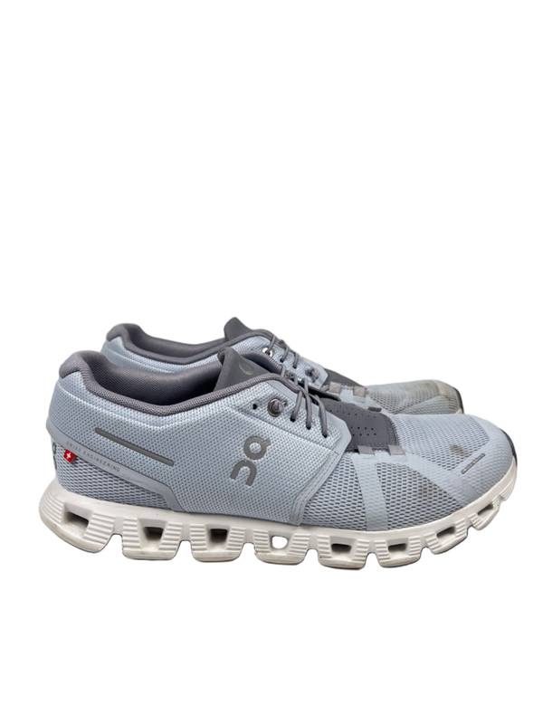 On Women's Gray/Purple Cloud 5 Slip On Athletic Sneakers - 10.5