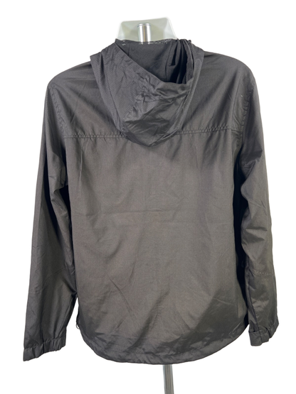 Gerry Men's Black Zip Up Water Resistant Hooded Windbreaker Jacket - L image 2