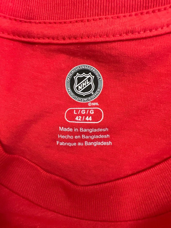 NHL Officially Licensed Men’s Red Detroit Red Wings Short Sleeve T-Shirt - L image 3