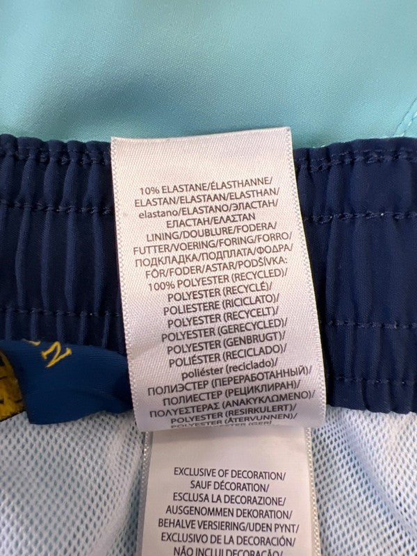 Polo Ralph Lauren Men's Blue/Teal Stretch Waist Lined Swim Trunks - 4XL Tall image 4
