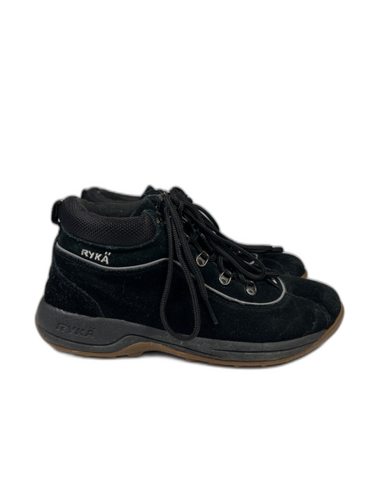 Ryka Women's Black All Terrain Lace Up Hiking Ankle Boots - 8