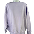 Under Armour Women's Purple Long Sleeve Rival Fleece Crewneck Sweatshirt - S
