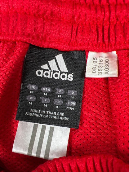 Adidas Men's Red/White Striped Pull On Athletic Sweatpants - M image 3