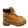Timberland Men's Tan Leather Pro 24/7 Steel-Toe Waterproof Work Boots - 10.5