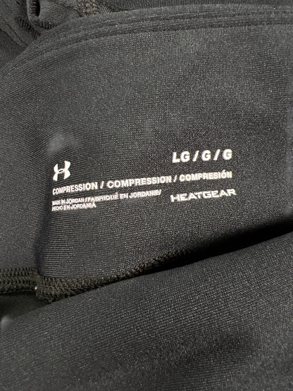 Under Armour Women's Black HeatGear Compression Mesh Leggings - L image 3