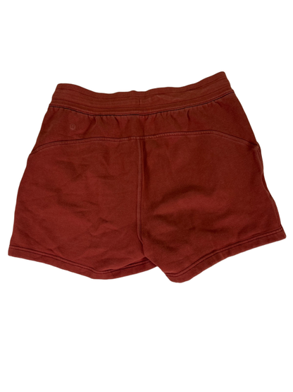 Lululemon Women's Red Scuba High Rise Date Brown Relaxed Fit Shorts - 10 image 2