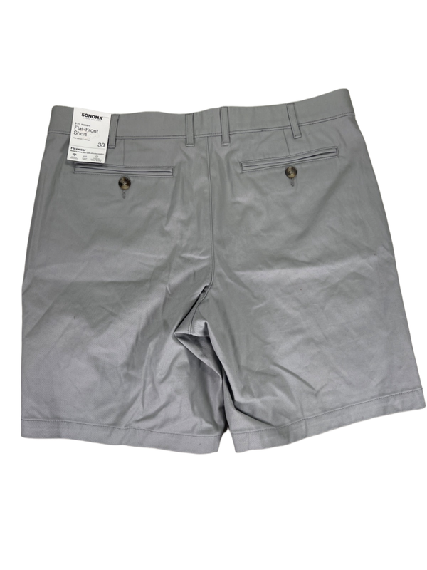 Sonoma Men's Gray Flexwear Flat Front Shorts - 38 image 2