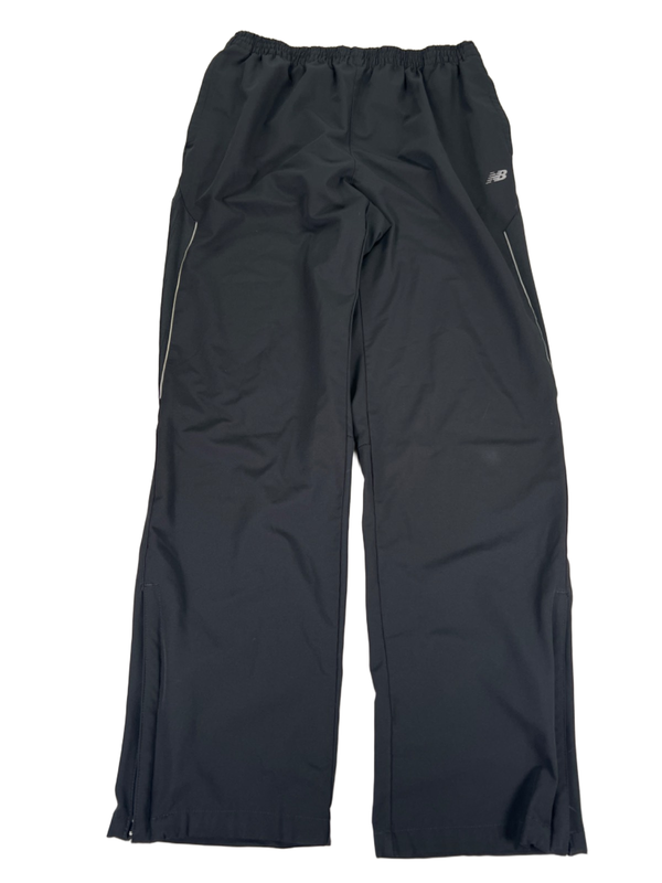 New Balance Men's Black Zip Ankle Athletic Track Pants - L