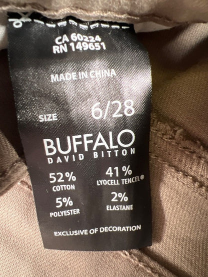 Buffalo David Bitton Women's Green Soft Stretch Avalon Skinny Ankle Jeans - 6 image 4