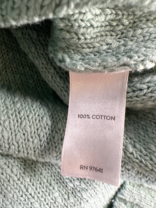J. Jill Women’s Mint Green 3/4 Sleeve Textured Knit Sweater - S image 4