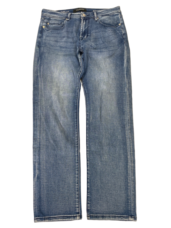 Liverpool Men's Light Wash Relaxed Straight Fit Denim Jeans - 32x32