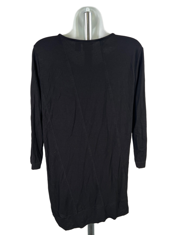 Chico's Zenergy Women's Black 3/4 Sleeve Shirt - 1/US M image 2