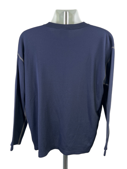 The North Face Men's Navy Blue Vapor Wick Long Sleeve Tee Shirt - XXL image 2