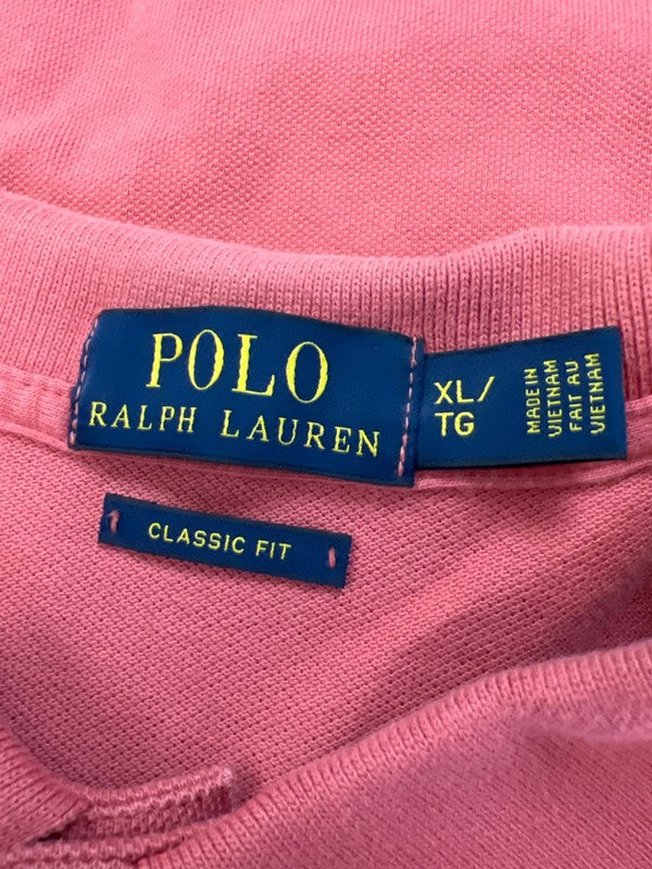 Polo Ralph Lauren Men's Red/Pink Short Sleeve Classic Fit Polo Shirt - XL image 3