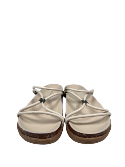 Project Cloud Women's Beige/Ivory Float Strappy Slide On Sandals - 8 image 2