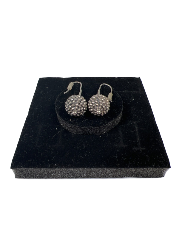 Lagos Women's Stearling Silver Caviar Ball Drop Earrings image 3