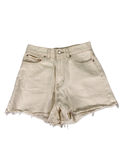 BDG Women's Ivory A-Line Denim Jean Shorts - 28