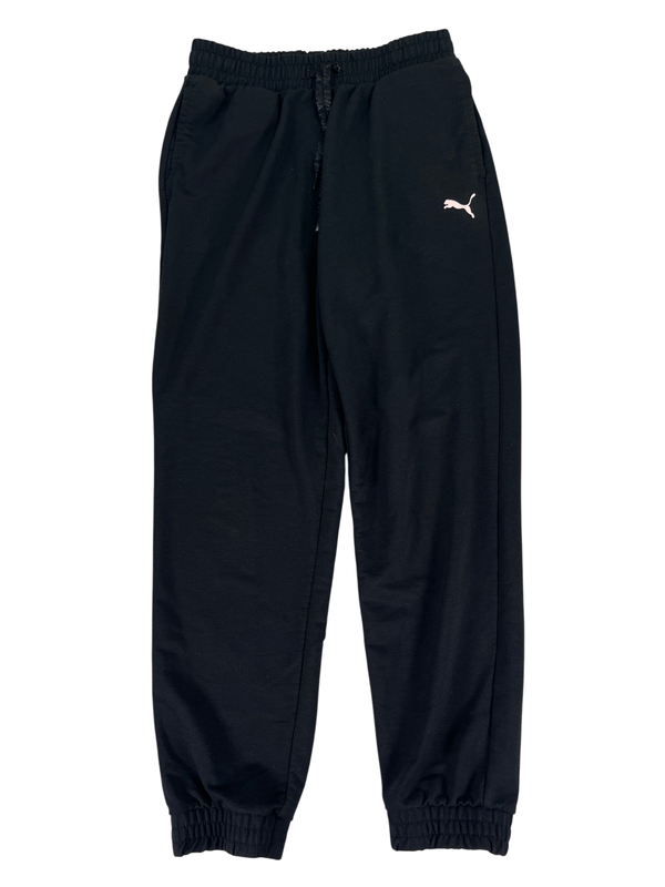 Puma Women's Black Drawstring Jogger Sweatpants - S