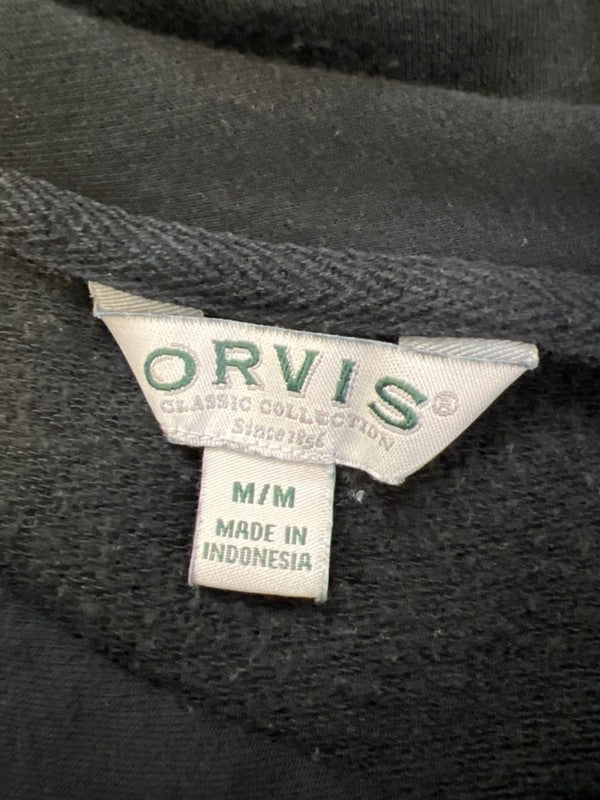Orvis Women's Black Dropped Shoulder Long Sleeve Crewneck Sweatshirt - M image 3