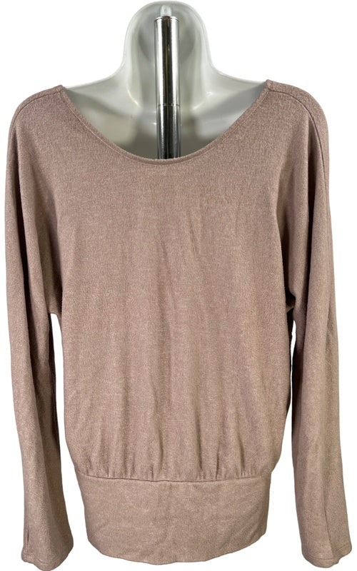 White House Black Market Women’s Gray V-Back Long Sleeve Sweater - S image 3