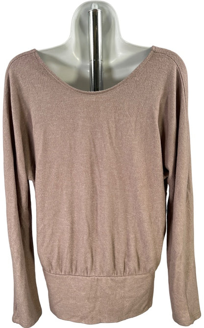 White House Black Market Women’s Gray V-Back Long Sleeve Sweater - S image 3