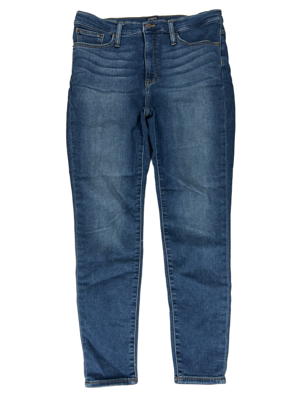 J Crew Women's Medium Wash High Rise Skinny Denim Jeans - 31