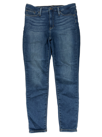J Crew Women's Medium Wash High Rise Skinny Denim Jeans - 31
