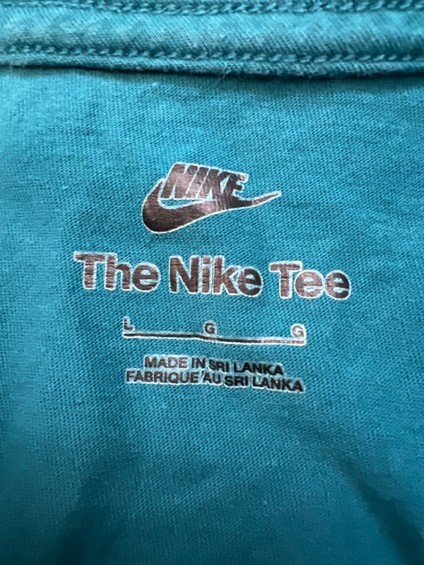 Nike Men's Blue Sportswear Club Short Sleeve T-Shirt - L image 3