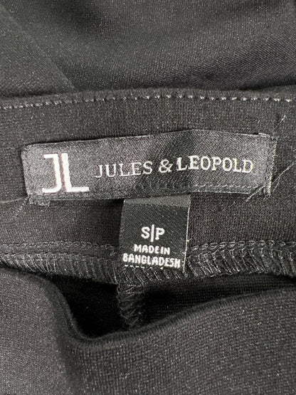 Jules and Leopold Women's Black Pull On Slim Flare Pants - S Petite image 3