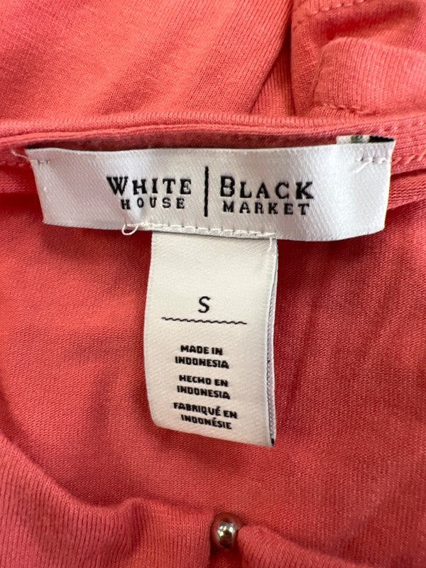 White House Black Market Women's Pink 3/4 Sleeve Shirt/Blouse - S image 3