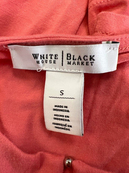 White House Black Market Women's Pink 3/4 Sleeve Shirt/Blouse - S image 3