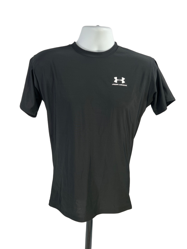 Under Armour Men's Black Fitted Short Sleeve Athletic Shirt - XL