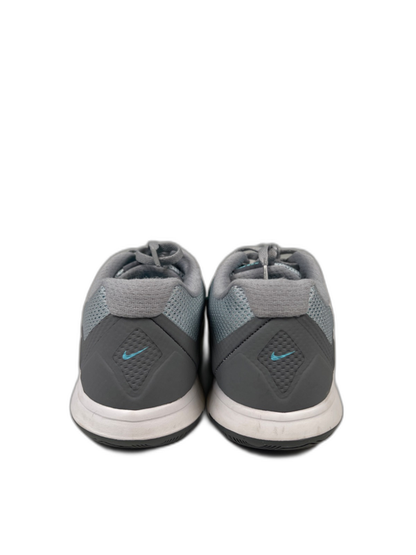 Nike Women's Gray/Blue Flex Eperience RN 4 Lace Up Athletic Shoes - 8.5 image 4